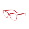 RETRO LARGE FRAME SPRING HINGE ANTI-BLUE LIGHT READING GLASSES