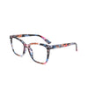 RETRO LARGE FRAME SPRING HINGE ANTI-BLUE LIGHT READING GLASSES