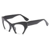 Fashion Retro Half frame Cat eye Women Glasses Frame Can Be Equipped with Myopia Prescription Lens Men Glasses Frame