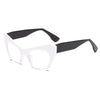 Fashion Retro Half frame Cat eye Women Glasses Frame Can Be Equipped with Myopia Prescription Lens Men Glasses Frame