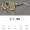 Jago Titanium Acetate Round Glasses Frame