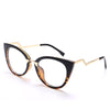 Trends Cat Eye Optical Glasses Frames Women Men Luxury Computer Glasses Spectacles Clear Lens Eyewear Red Green Eyeglasses UV400