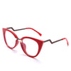 Trends Cat Eye Optical Glasses Frames Women Men Luxury Computer Glasses Spectacles Clear Lens Eyewear Red Green Eyeglasses UV400