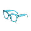 Cat Eye Square Optical Anti Blue Glasses Frames Computer Spectacles Classic Women Men Glasses Frame With Lenses