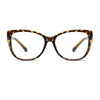 Women's EyeglassesTransparent Square Computer Glasses Frame Anti Blue Light Female Eyeglass Sexy Leopard