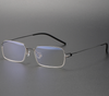 Retro Titanium Square Glasses Frame TIM