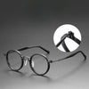 Titanium Vintage Round Eyeglasses Frames RLT5862