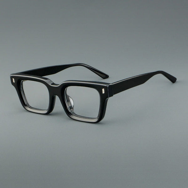Harry Retro Rectangle Acetate Glasses Frame