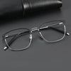 Retro Titanium Square Glasses Frame ST9976