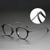 Titanium Vintage Geometric Eyeglasses Frames KMN1113