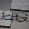 Titanium Geometric Glasses FrameKMN7310