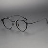 Titanium Vintage Round Eyeglasses Frames Bacchus