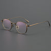 Titanium Vintage Round Eyeglasses Frames ST DALIY