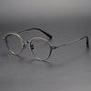 Titanium Vintage Round Eyeglasses Frames DTX426