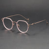 Titanium Geometric Glasses Frame 80925