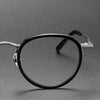 Titanium Vintage Oval Eyeglasses Frames M43