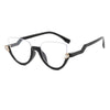 Ag Vintage Semi-Rimless Cat Eye Glasses Frame