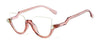 Ag Vintage Semi-Rimless Cat Eye Glasses Frame