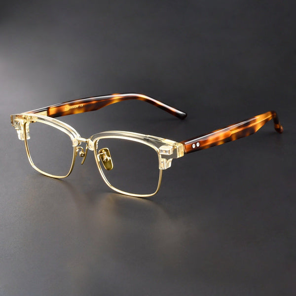 Endres Retro Rectangle Titanium Glasses Frame