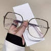 WOMEN'S FASHION LARGE FRAME GLITTER ANTI-BLUE LIGHT GLASSES