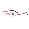 WOMEN'S ANTI-BLUE LIGHT RIMLESS PRESBYOPIA GLASSES