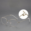 Titanium Vintage Geometric Eyeglasses FramesRICHELLE