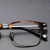 Browline Titanium Rectangle Glasses Frame MST19339