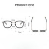 Retro Titanium Square Glasses Frame ALCOR