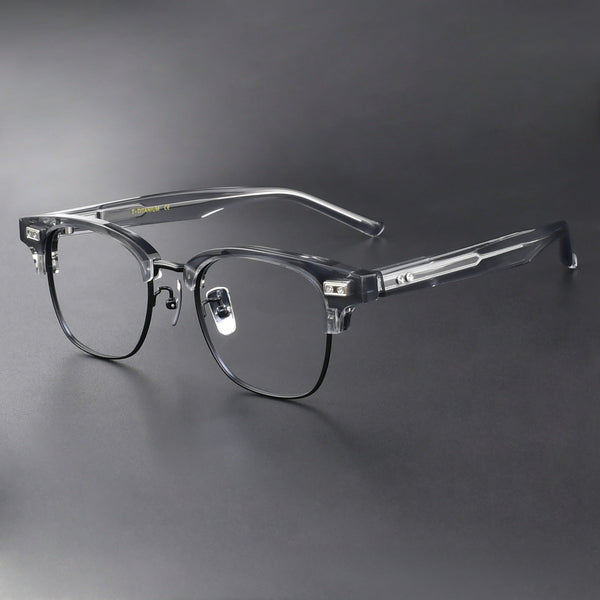 Lang Retro Square Titanium Glasses Frame