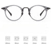 Titanium Vintage Oval Eyeglasses Frames ST BT55006