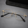 Titanium Geometric Glasses Frame ST 563