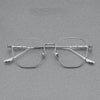 Titanium Geometric Glasses Frame 122205