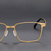 Retro Titanium Square Glasses Frame 80995