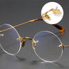 Titanium Rimless Oval Glasses Frames ZY007