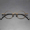 Briar Titanium Vintage Round Eyeglasses Frames