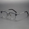 Titanium Vintage Square Eyeglasses Frames S-02T