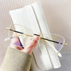 Fashion Butterfly Metal Female Glasses