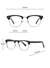 Fashion Browline Glasses