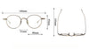 Jaklin Titanium Vintage Eyeglasses Frame With Sunglasses Clips