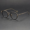 Titanium Geometric Glasses Frame 80925