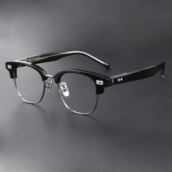 Lang Retro Square Titanium Glasses Frame