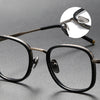 Retro Titanium Square Glasses Frame ALCOR