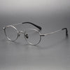 Titanium Vintage Round Eyeglasses Frames KMN01TR