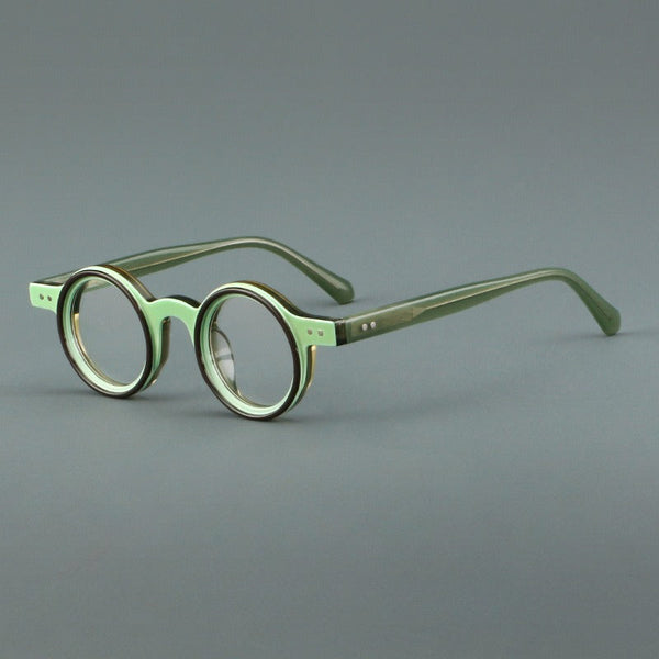 Krall Vintage Round Acetate Eyeglasses Frame