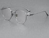 Titanium Geometric Glasses Frame 122205