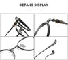 Titanium Vintage Round Eyeglasses Frames BUBBA-A