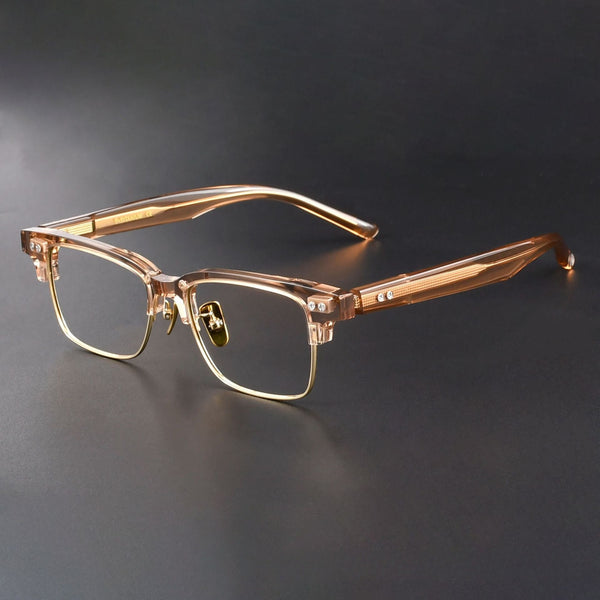 Finn Retro Rectangle Titanium Glasses Frame