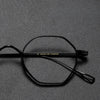 Titanium Geometric Glasses Frame KMN152