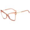 Caroline Cat Eye Clear Light Glasses