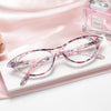 WOMEN'S FASHION DIAMOND-STUDDED CAT-EYE ANTI-BLUE LIGHT PRESBYOPIC GLASSES